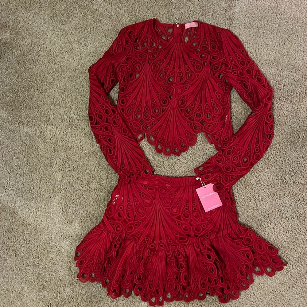 Two Piece Red Set